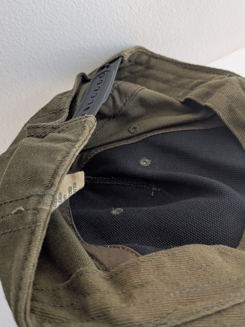 Denim & Supply Ralph Lauren Olive Green Cap with Gold Wing Emblem - Picture 6 of 7